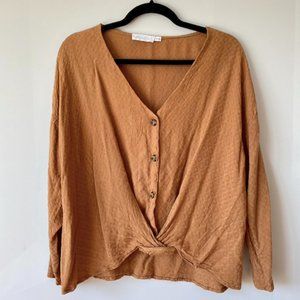 Nordstrom All in Favor Caramel Top